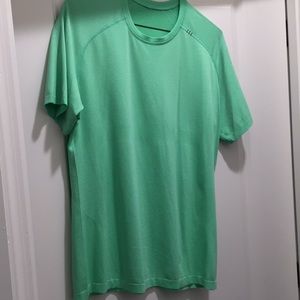 Lululemon men’s workout shirt neon green
